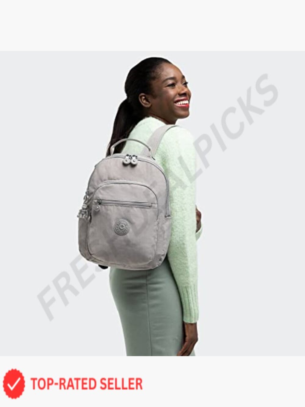 Lightweight Nylon Backpack with Laptop Sleeve - Work/School Travel Bag - - Picture 4 of 7